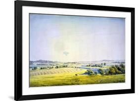 View over Putbus, 1824-1825-Caspar David Friedrich-Framed Giclee Print