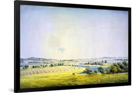 View over Putbus, 1824-1825-Caspar David Friedrich-Framed Giclee Print