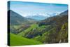 View over Pyrenees Mountains-NejroN Photo-Stretched Canvas