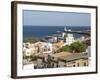 View over quarter Prainha. The capital Praia on Santiago Island-Martin Zwick-Framed Photographic Print