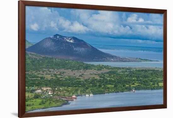 View over Rabaul, East New Britain, Papua New Guinea, Pacific-Michael Runkel-Framed Photographic Print