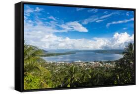 View over Rabaul, East New Britain, Papua New Guinea, Pacific-Michael Runkel-Framed Stretched Canvas