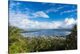 View over Rabaul, East New Britain, Papua New Guinea, Pacific-Michael Runkel-Stretched Canvas