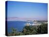 View Over Red Sea Resort Marina and Beach Hotels Towards Israeli Town of Eilat, Aqaba, Jordan-Christopher Rennie-Stretched Canvas