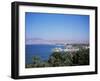 View Over Red Sea Resort Marina and Beach Hotels Towards Israeli Town of Eilat, Aqaba, Jordan-Christopher Rennie-Framed Photographic Print