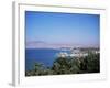 View Over Red Sea Resort Marina and Beach Hotels Towards Israeli Town of Eilat, Aqaba, Jordan-Christopher Rennie-Framed Photographic Print