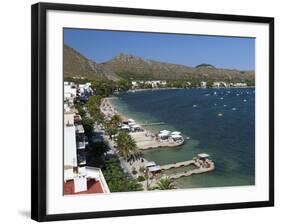 View over Resort and Bay, Port De Pollenca (Puerto Pollensa), Mallorca (Majorca), Balearic Islands,-Stuart Black-Framed Photographic Print