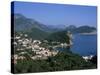 View over Resort, Petrovac, the Budva Riviera, Montenegro, Europe-Stuart Black-Stretched Canvas