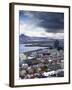 View Over Reykjavik From Hallgrimskirkja Church, Reykjavik, Iceland, Polar Regions-null-Framed Photographic Print