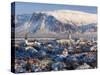 View over Reykjavik in Winter, Iceland-Gavin Hellier-Stretched Canvas