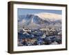 View over Reykjavik in Winter, Iceland-Gavin Hellier-Framed Photographic Print