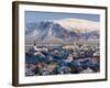 View over Reykjavik in Winter, Iceland-Gavin Hellier-Framed Photographic Print