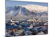 View over Reykjavik in Winter, Iceland-Gavin Hellier-Mounted Photographic Print