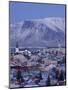 View over Reykjavik in Winter, Iceland-Gavin Hellier-Mounted Premium Photographic Print
