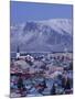 View over Reykjavik in Winter, Iceland-Gavin Hellier-Mounted Photographic Print