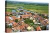 View over Ribe, Denmark's Oldest Surviving City, Jutland, Denmark, Scandinavia, Europe-Michael Runkel-Stretched Canvas