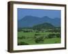 View over Rice Fields from Rich Pass, Near Hue, North Central Coast, Vietnam, Indochina, Southeast -Stuart Black-Framed Photographic Print