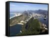 View Over Rio De Janeiro From the Sugarloaf Mountain, Rio De Janeiro, Brazil, South America-Olivier Goujon-Framed Stretched Canvas
