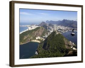 View Over Rio De Janeiro From the Sugarloaf Mountain, Rio De Janeiro, Brazil, South America-Olivier Goujon-Framed Photographic Print