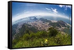 View over Rio De Janeiro-Gabrielle and Michael Therin-Weise-Framed Stretched Canvas