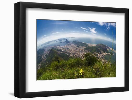 View over Rio De Janeiro-Gabrielle and Michael Therin-Weise-Framed Photographic Print