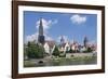 View over River Danube to the Old Town of Ulm-Markus Lange-Framed Photographic Print