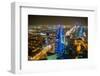 View over Riyadh from the Al Faisaliyah Centre skyscraper, Riyadh, Saudi Arabia, Middle East-Michael Runkel-Framed Premium Photographic Print