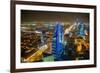 View over Riyadh from the Al Faisaliyah Centre skyscraper, Riyadh, Saudi Arabia, Middle East-Michael Runkel-Framed Photographic Print