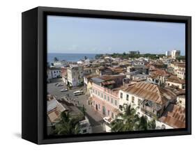 View Over Roof Tops, Old Town, Mombasa, Kenya, East Africa, Africa-Storm Stanley-Framed Stretched Canvas