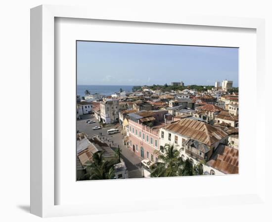 View Over Roof Tops, Old Town, Mombasa, Kenya, East Africa, Africa-Storm Stanley-Framed Photographic Print