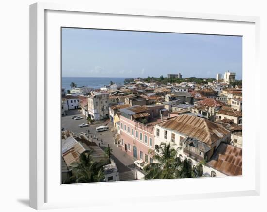 View Over Roof Tops, Old Town, Mombasa, Kenya, East Africa, Africa-Storm Stanley-Framed Photographic Print