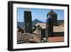 View over Roofs of Medieval Village of Casertavecchia-null-Framed Giclee Print