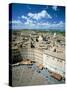 View Over Rooftops from the Torre Mangia in Piazza Del Campo, Siena, Tuscany, Italy-Lee Frost-Stretched Canvas