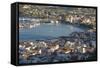 View over Rooftops to the Picturesque Harbour, Zakynthos Town, Zakynthos (Zante) (Zakinthos)-Ruth Tomlinson-Framed Stretched Canvas