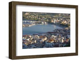 View over Rooftops to the Picturesque Harbour, Zakynthos Town, Zakynthos (Zante) (Zakinthos)-Ruth Tomlinson-Framed Photographic Print