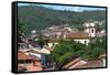 View over Sabara and Nossa Senhora Do Carmo Church-Gabrielle and Michael Therin-Weise-Framed Stretched Canvas