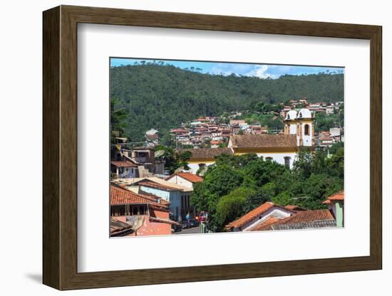 View over Sabara and Nossa Senhora Do Carmo Church-Gabrielle and Michael Therin-Weise-Framed Photographic Print