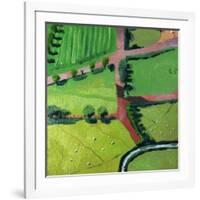 View over Safron Walden or Thaxted-Thomas MacGregor-Framed Giclee Print