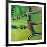 View over Safron Walden or Thaxted-Thomas MacGregor-Framed Giclee Print