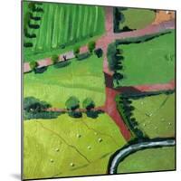 View over Safron Walden or Thaxted-Thomas MacGregor-Mounted Giclee Print