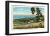 View over Santa Barbara, California-null-Framed Art Print