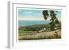 View over Santa Barbara, California-null-Framed Art Print