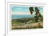 View over Santa Barbara, California-null-Framed Art Print