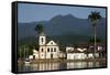 View over Santa Rita Church, Parati, Rio de Janeiro State, Brazil, South America-Yadid Levy-Framed Stretched Canvas