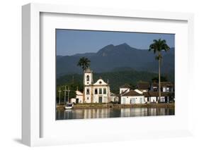 View over Santa Rita Church, Parati, Rio de Janeiro State, Brazil, South America-Yadid Levy-Framed Photographic Print