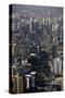 View over Sao Paulo Skyscrapers and Traffic Jam from Taxi Helicopter-Olivier Goujon-Stretched Canvas