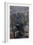 View over Sao Paulo Skyscrapers and Traffic Jam from Taxi Helicopter-Olivier Goujon-Framed Photographic Print