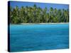 View Over Sea to the Beach, Bora Bora, Leeward Group, Society Islands, South Pacific Islands-Maurice Joseph-Stretched Canvas