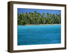 View Over Sea to the Beach, Bora Bora, Leeward Group, Society Islands, South Pacific Islands-Maurice Joseph-Framed Photographic Print