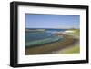 View over Shore at Low Tide to Distant Coral Beach-Ruth Tomlinson-Framed Photographic Print